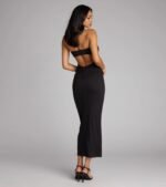 That Girl Energy Cutout Tube Midi Dress - Image 2