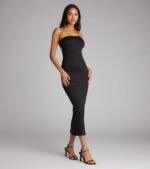 That Girl Energy Cutout Tube Midi Dress - Image 4