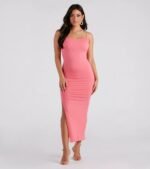 Casually Cool Slit Maxi Dress - Image 5