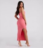 Casually Cool Slit Maxi Dress - Image 6