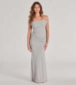Casual Chic Ruched Ribbed Knit Maxi Dress - Image 2