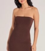 She's The Main Rib Knit Strapless Midi Dress - Image 20