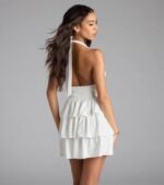 Sunset Happy Hour Ruffled Skater Dress - Image 18