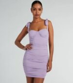 Party Scene Sweetheart Mini Dress - Image 6