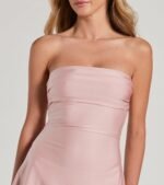 So Your Vibe Strapless A-line Mini Dress - Image 56