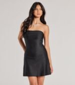 So Your Vibe Strapless A-line Mini Dress - Image 6