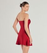 So Your Vibe Strapless A-line Mini Dress - Image 42