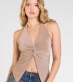 Routinely Cute Halter Knot Crop Top - Image 10