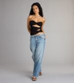 Knot Your Average Tube Cutout Crop Top - Image 7