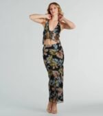 Gorgeous Getaway Tropical Print Crop Top - Image 4