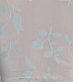 Charming Flocked Floral Mesh Long Sleeve Corset Top - Image 8