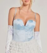 Happily Ever After Satin Bustier Bodysuit - Image 5
