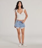 New Fave Cap Sleeve Mid-Length Knit Top - Image 3