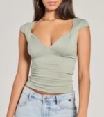 New Fave Cap Sleeve Mid-Length Knit Top - Image 8