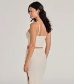 Unforgettable Dream V-Neck Lace Crop Top - Image 3