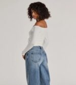 Adorable Flirt Off-The-Shoulder Knit Top - Image 6