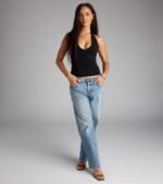 Feel The Vibes Halter V-Neck Crop Top - Image 7