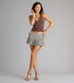 Feel The Vibes Halter V-Neck Crop Top - Image 11
