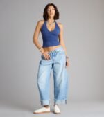 Feel The Vibes Halter V-Neck Crop Top - Image 23