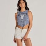 Wild Hearts Cropped Graphic Tank Top