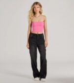Daytime Perfect Strapless Tube Crop Top - Image 7