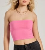 Daytime Perfect Strapless Tube Crop Top - Image 8