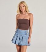 Daytime Perfect Strapless Tube Crop Top - Image 9