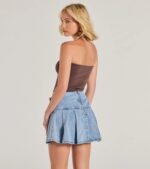 Daytime Perfect Strapless Tube Crop Top - Image 10