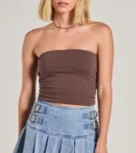 Daytime Perfect Strapless Tube Crop Top - Image 12