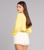 Sweet And Cozy Oversized Knit Sweater Bolero - Image 47