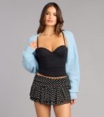 Sweet And Cozy Oversized Knit Sweater Bolero - Image 42