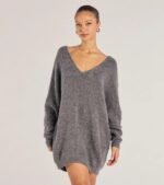 Effortless And Cozy Knit Long Sleeve Oversized Sweater - Image 7