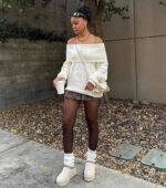 Cozy Factor Ribbed Knit Off-The-Shoulder Sweater - Image 7