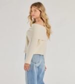 Cozy Factor Ribbed Knit Off-The-Shoulder Sweater - Image 8