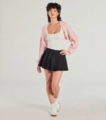 Sweet And Cozy Oversized Knit Sweater Bolero - Image 13