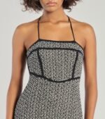 Chic Beauty Strappy Back Knit Midi Dress - Image 3