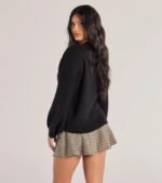 Comfy Chic Knit V-neck Pullover Sweater - Image 2