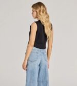 Adorable Entrance Tie-Front Ponte Vest - Image 3