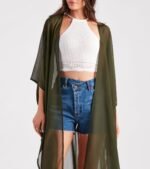 Arrived In Style Chiffon Sheer Kimono - Image 4