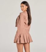 Practical Charm Zip Up Denim Shacket - Image 2
