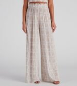 Sangria Please Striped Wide Leg Pants - Image 2