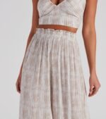 Sangria Please Striped Wide Leg Pants - Image 3
