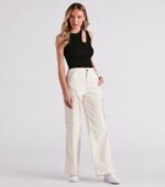 Such A Trendsetter Wide-Leg Cargo Pants - Image 6