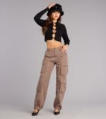 Out For The Day High-Rise Cargo Pants