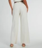 Cutest Babe Wide Leg Linen Trouser Pants - Image 3