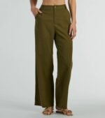 Cutest Babe Wide Leg Linen Trouser Pants - Image 7