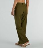 Cutest Babe Wide Leg Linen Trouser Pants - Image 8