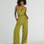 Keep It Light High Rise Linen Palazzo Pants