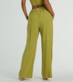 Keep It Light High Rise Linen Palazzo Pants - Image 3