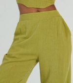 Keep It Light High Rise Linen Palazzo Pants - Image 4
